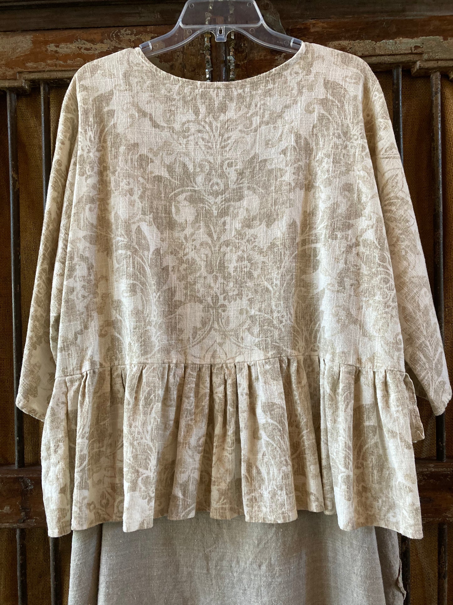 Damask Linen Waistcoat