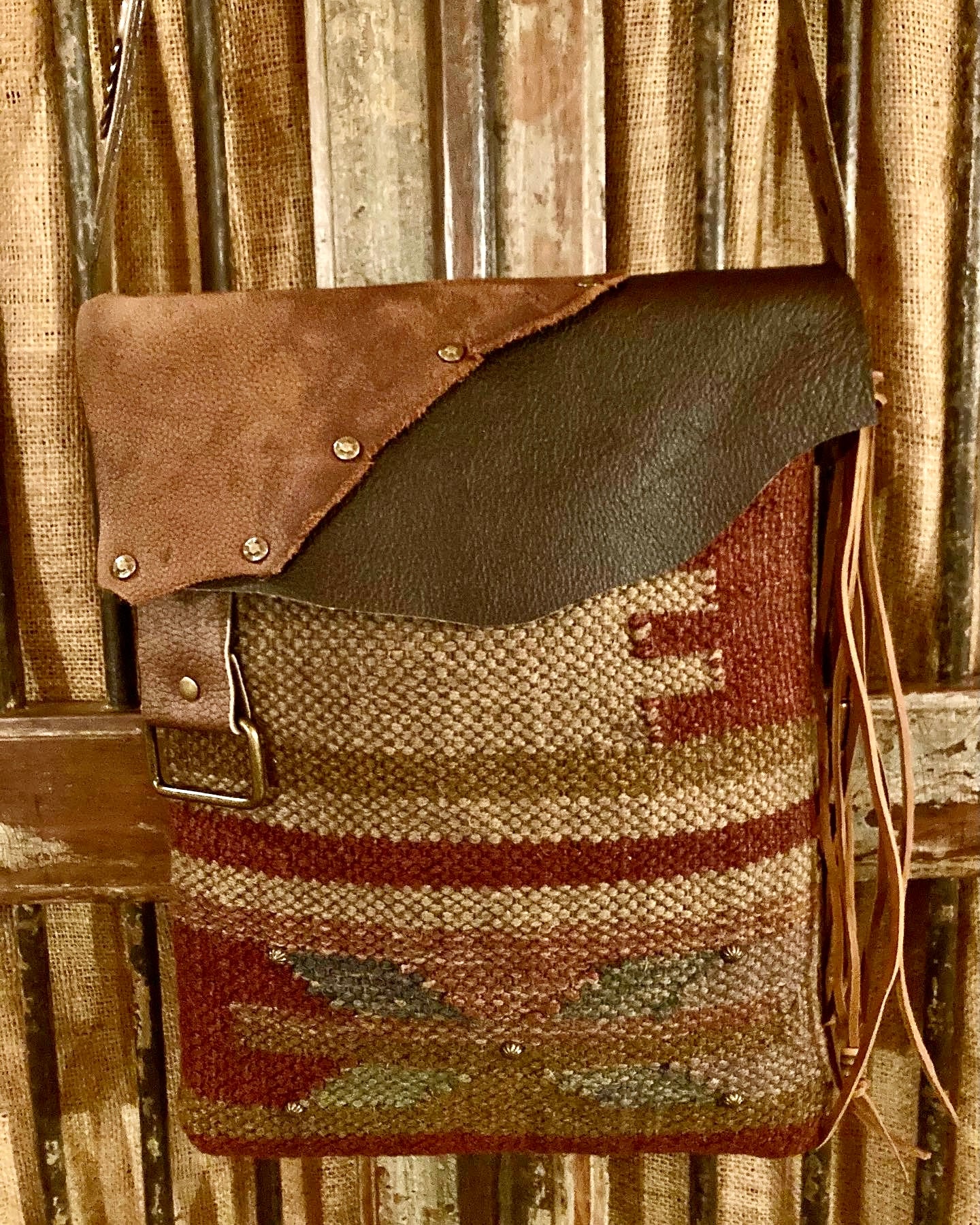 Wanderer Wool Kilim Handbag