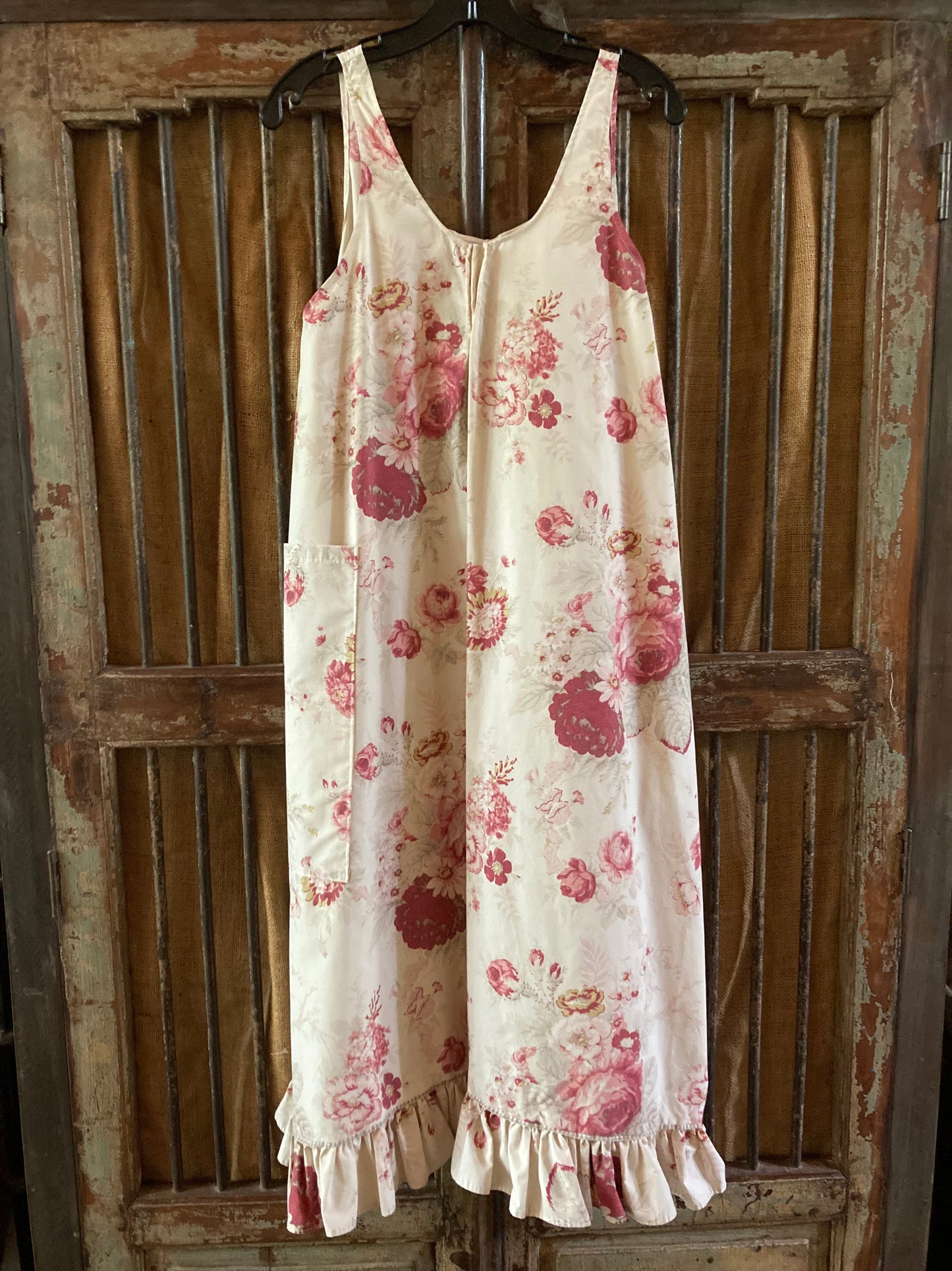 Floral Cotton Garden Tea Slip