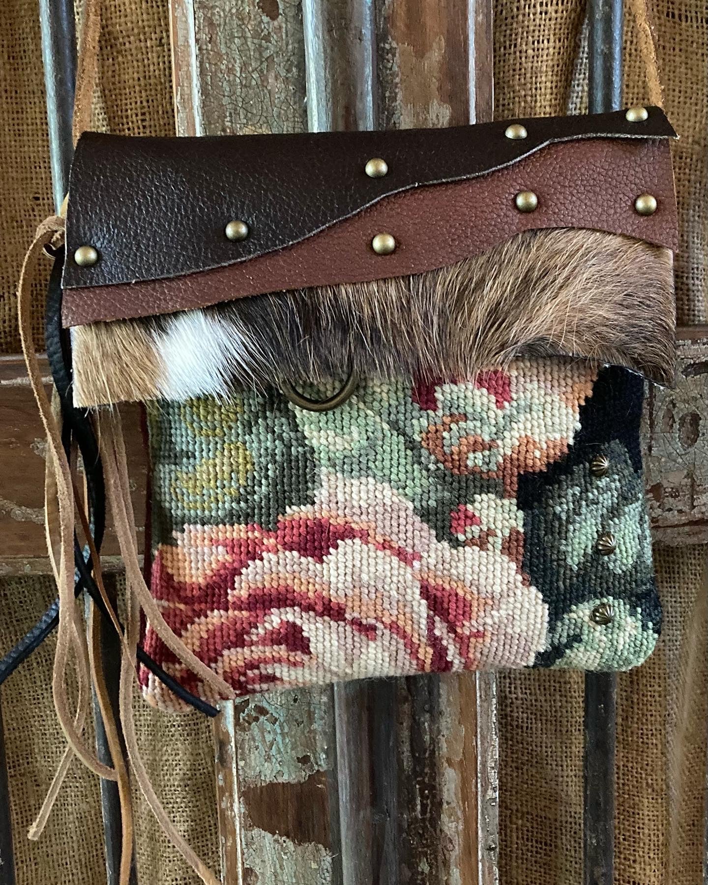 Needlepoint Priority Handbag