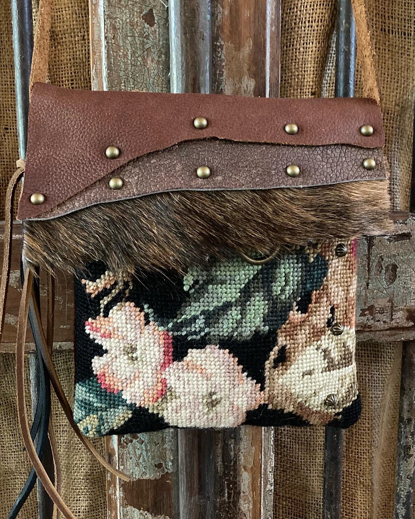 Needlepoint Priority Handbag