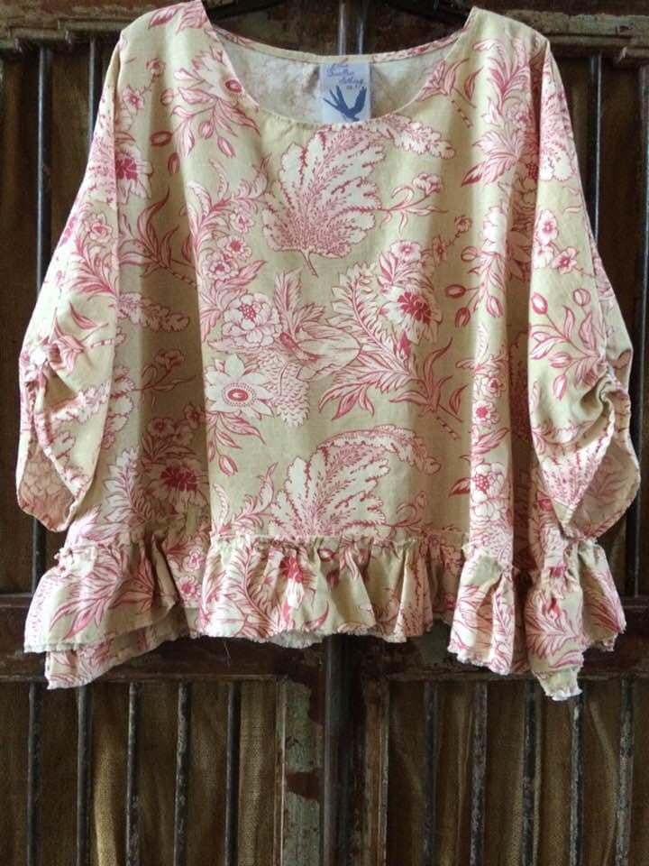 Floral Linen Tunic