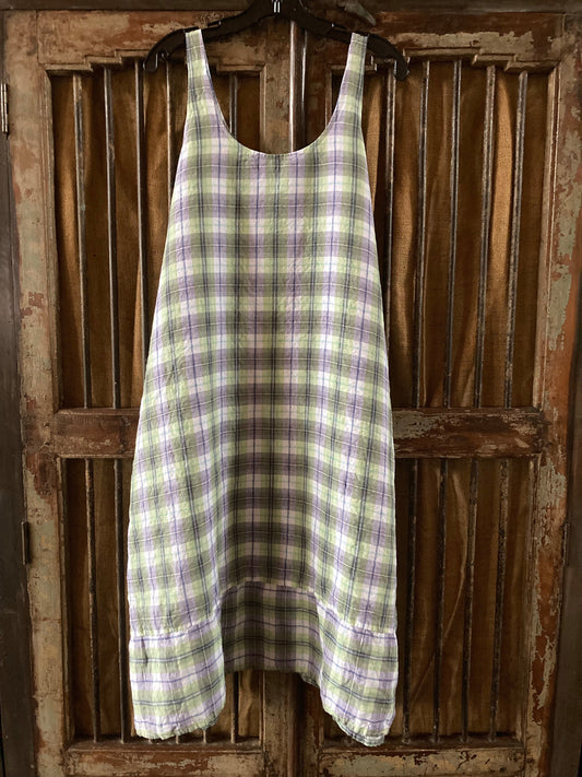 Linen Plaid Slip