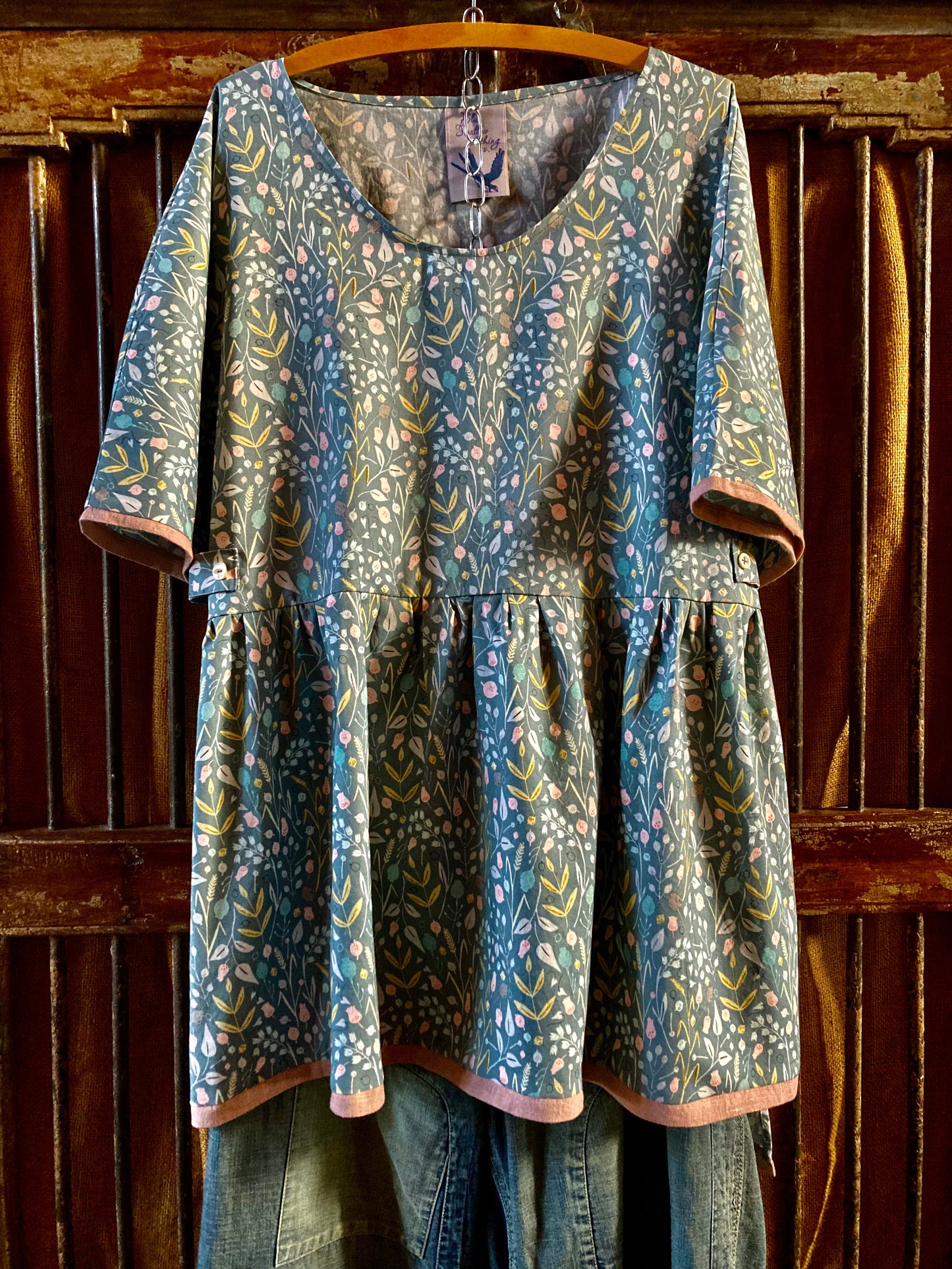 Floral Cottage Smock